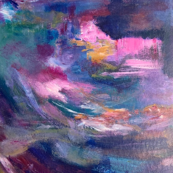 Lovely Star Original Abstract Framed Print - Picture 5 of 16